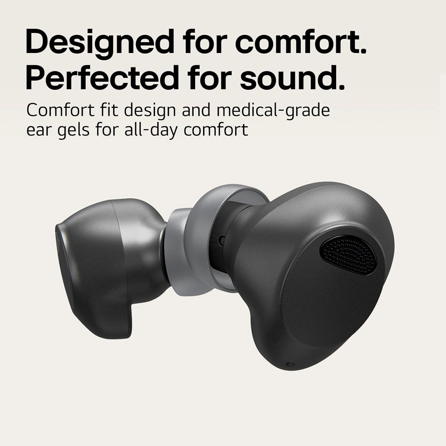 LG Tone Free T80 Dolby Atmos True Wireless Earbuds with Adaptive Noise Cancelling, IPX4 Water Resistant, Up to 36 Hours of Battery Life, Black