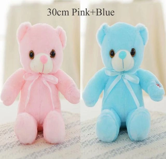 light LED Glowing Teddy Dependable Clearance sale Christmas Bear Kid Stuffed for toy Gift or