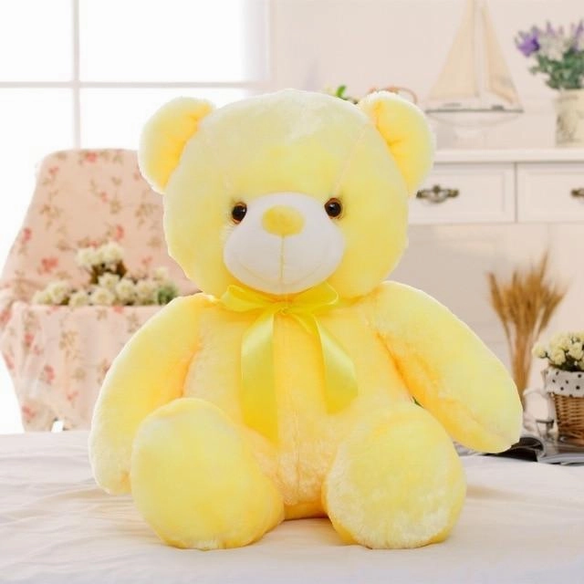 light LED Glowing Teddy Dependable Clearance sale Christmas Bear Kid Stuffed for toy Gift or