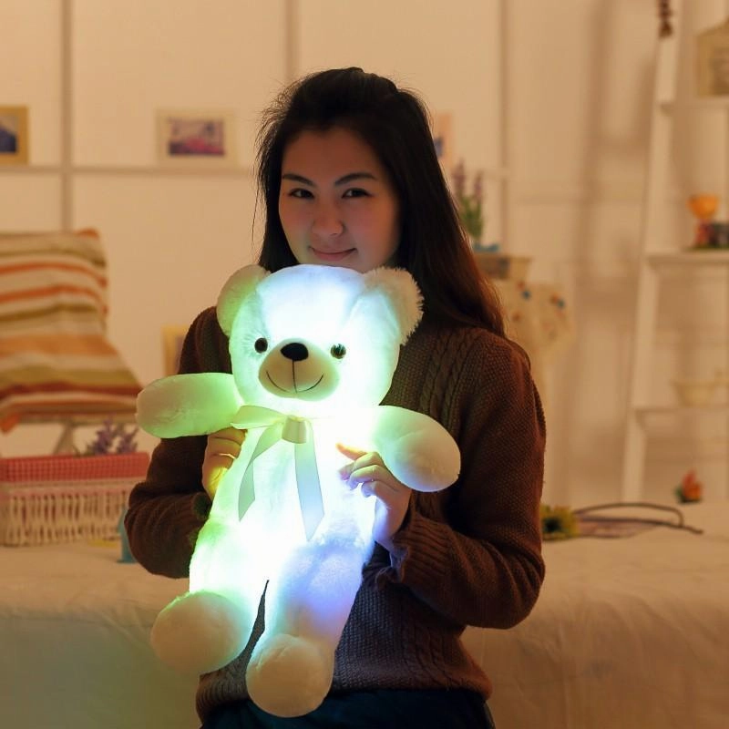 light LED Glowing Teddy Dependable Clearance sale Christmas Bear Kid Stuffed for toy Gift or