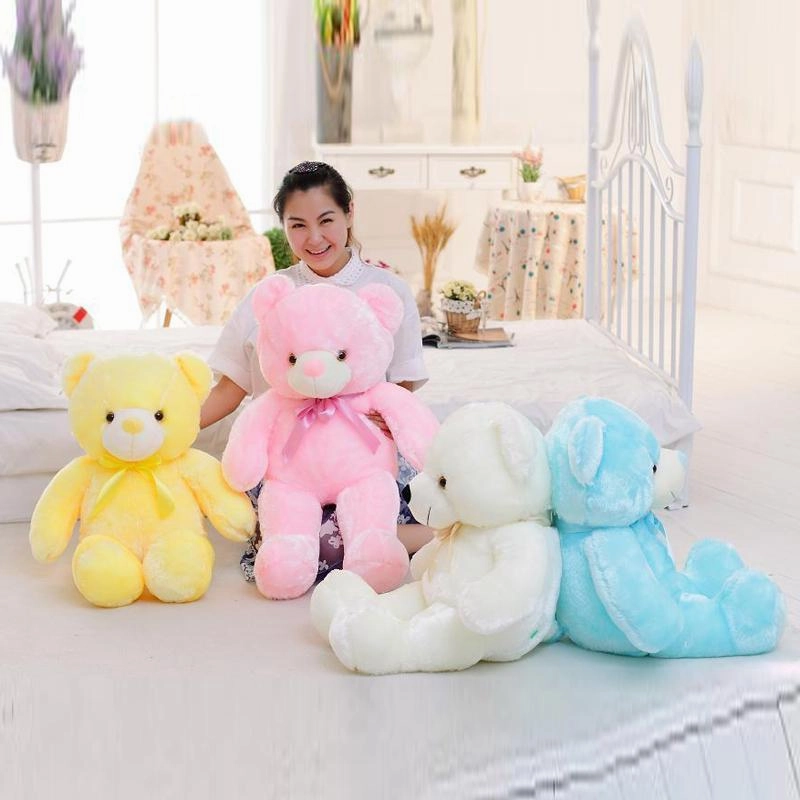 light LED Glowing Teddy Dependable Clearance sale Christmas Bear Kid Stuffed for toy Gift or