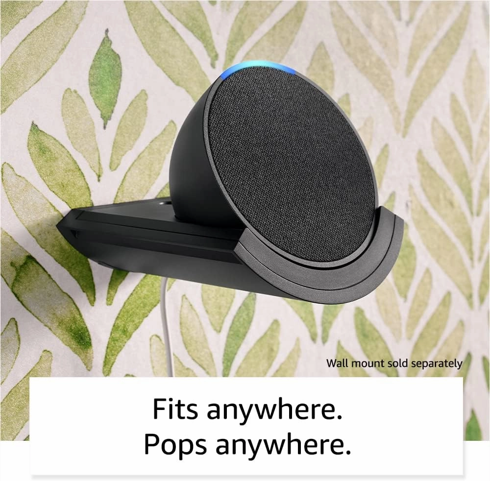 Like-New Amazon Echo Pop (newest model), Our smallest Alexa speaker, Fits in any room, Midnight Teal