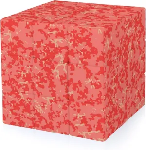 Living Coral Color Pattern Funny 3x3x3 Cube Smooth Lightweight Puzzle for Adult Graphic Printing Travel