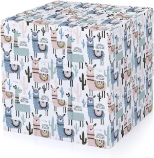 Llama Cactus Funny 3x3x3 Cube Smooth Lightweight Puzzle for Adult Graphic Printing Travel