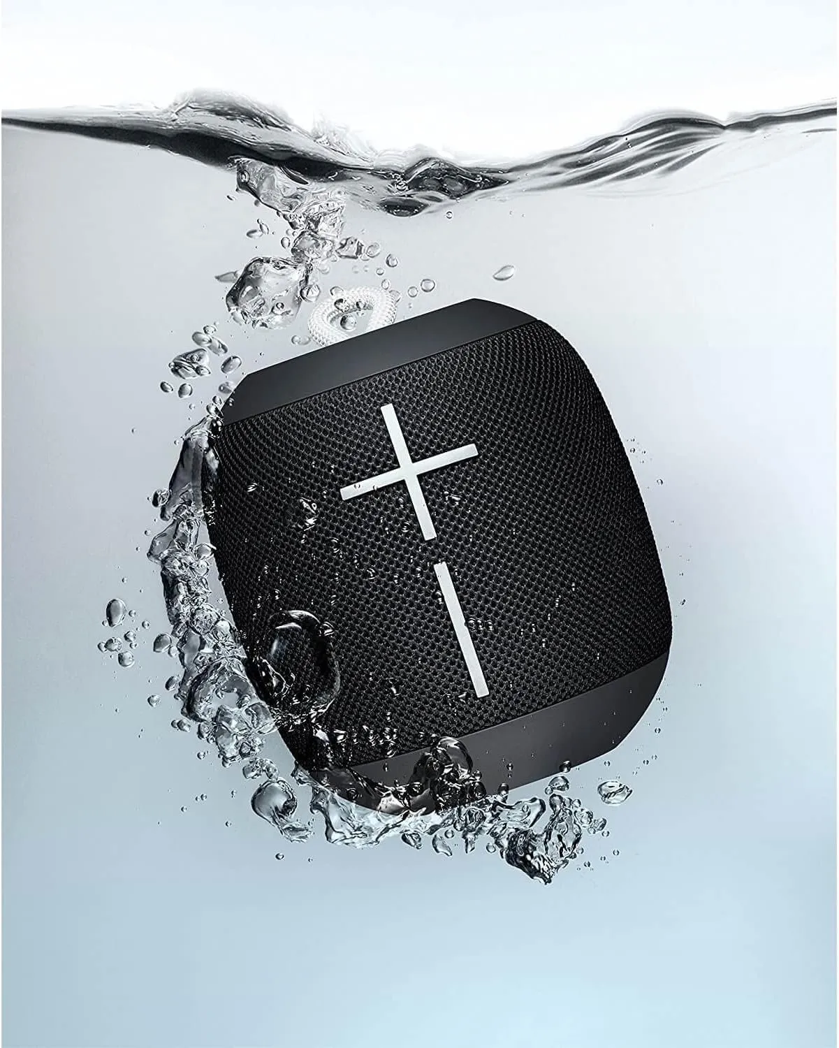 Logitech ULTIMATE EARS WONDERBOOM Super Portable Waterproof Bluetooth Speaker - Phantom Black (Renewed)