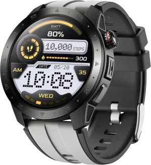 Loluka GPS Smart Watches with Compass Altitude Barometer ABC Watch for Men Women (Answer/Make Call) 1.43" AMOLED Smartwatch Running Adventure