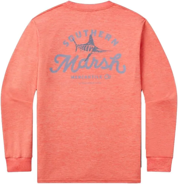 Ls FieldTec Heathered Tee - Marlin Time
