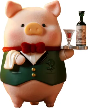 Lulu The Piggy Pigchelin Restaurant Series 1PC Cute Pig Blind Box Figures Collectible Toys Kawaii Birthday Gifts