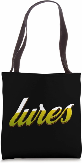 lures - Funny Bass Fishing Tote Bag