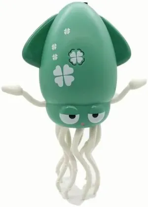 Magic Crawling Octopus Toy for Babies – USB Rechargeable Musical Light-Up Dancing Octopus with Auto Obstacle Avoidance Yellow