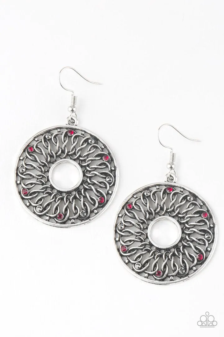 MALIBU MUSICAL  - RED Earrings