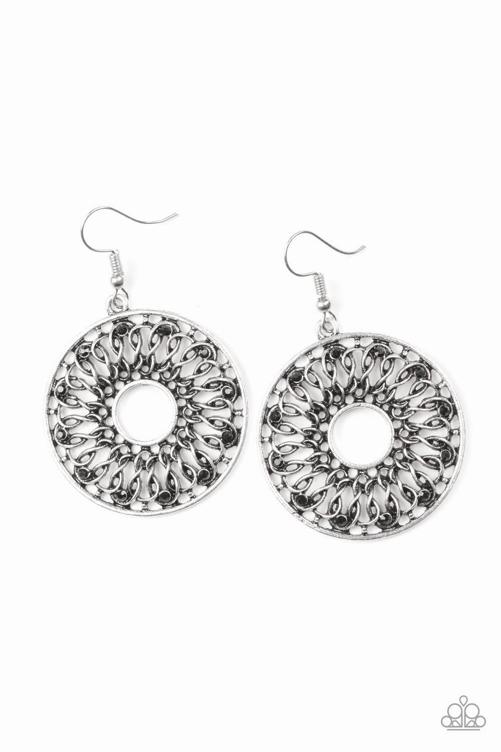 Malibu Musical - Black Earrings