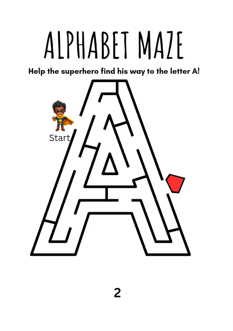Maze Quest Alphabet Avengers (eBook)