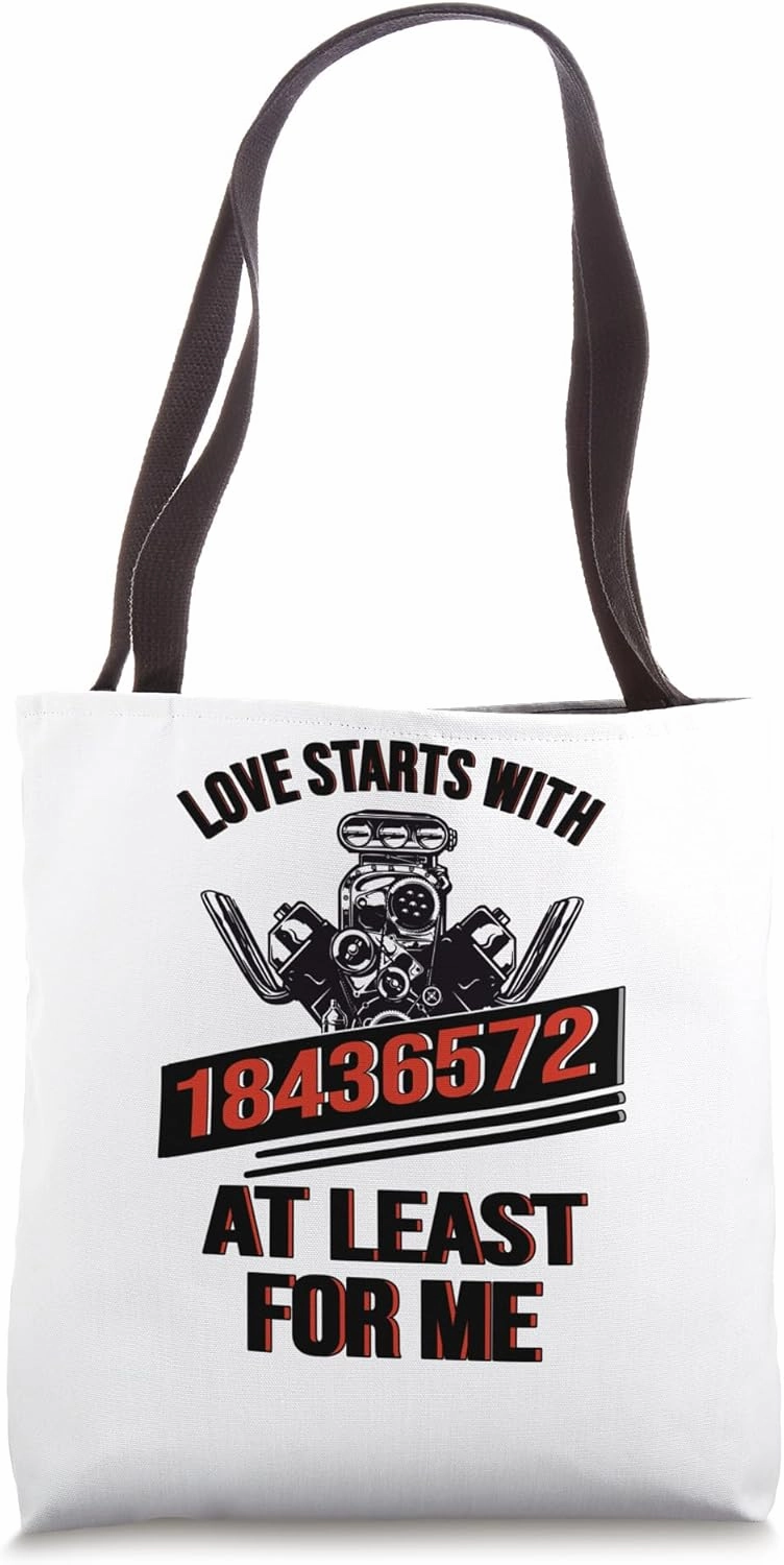 Mechanic Car Mechanic 18436572 V8 Mechanical Engineer Tote Bag