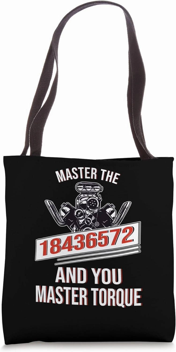Mechanic Car Mechanic 18436572 V8 Mechanical Engineer Tote Bag