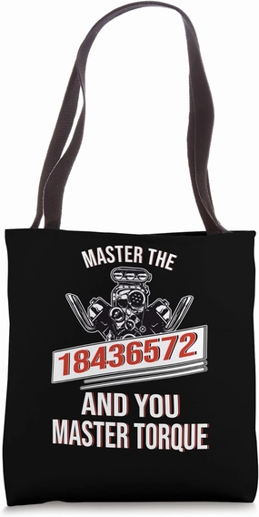 Mechanic Car Mechanic 18436572 V8 Mechanical Engineer Tote Bag
