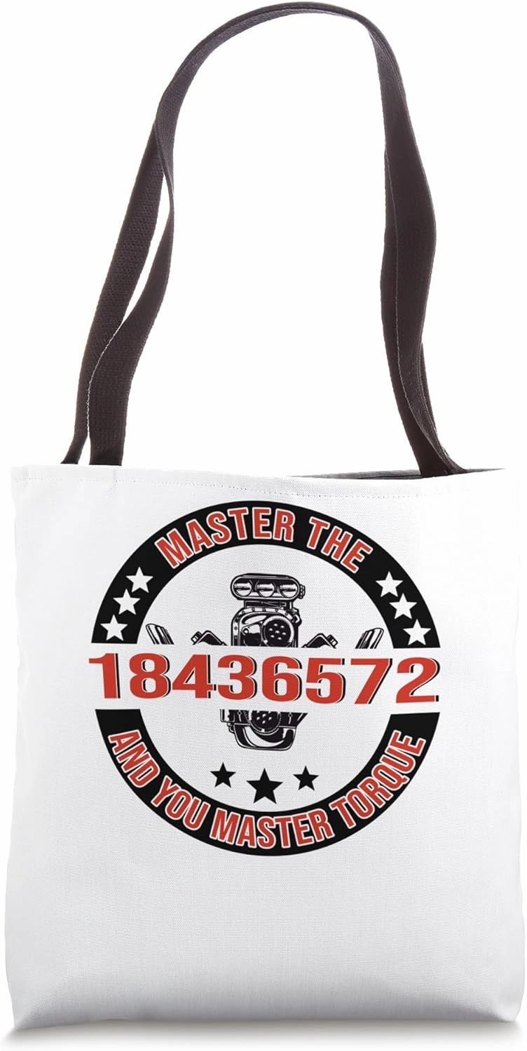Mechanic Car Mechanic 18436572 V8 Mechanical Engineer Tote Bag