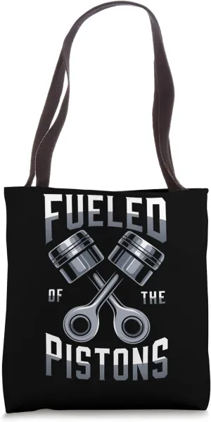 Mechanics Garage Life And Auto Car Guys Fueled By Piston Tote Bag