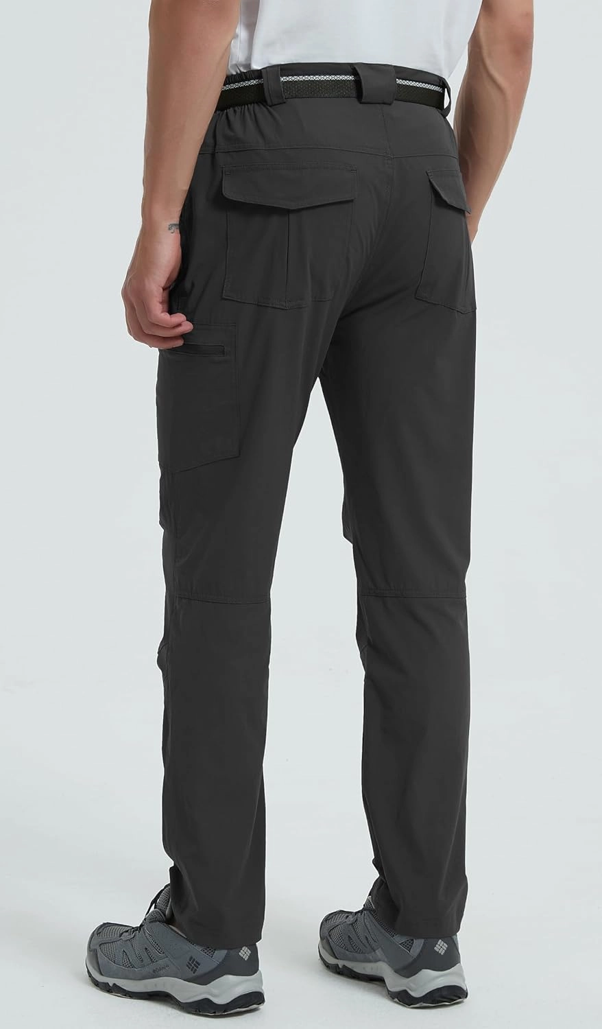 Men's Hiking Tactical Cargo Work Pants Quick Dry Waterproof Lightweight Travel Fishing Camping Outdoor Pants