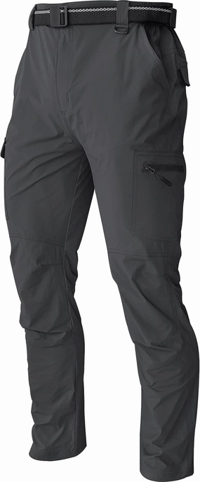 Men's Hiking Tactical Cargo Work Pants Quick Dry Waterproof Lightweight Travel Fishing Camping Outdoor Pants