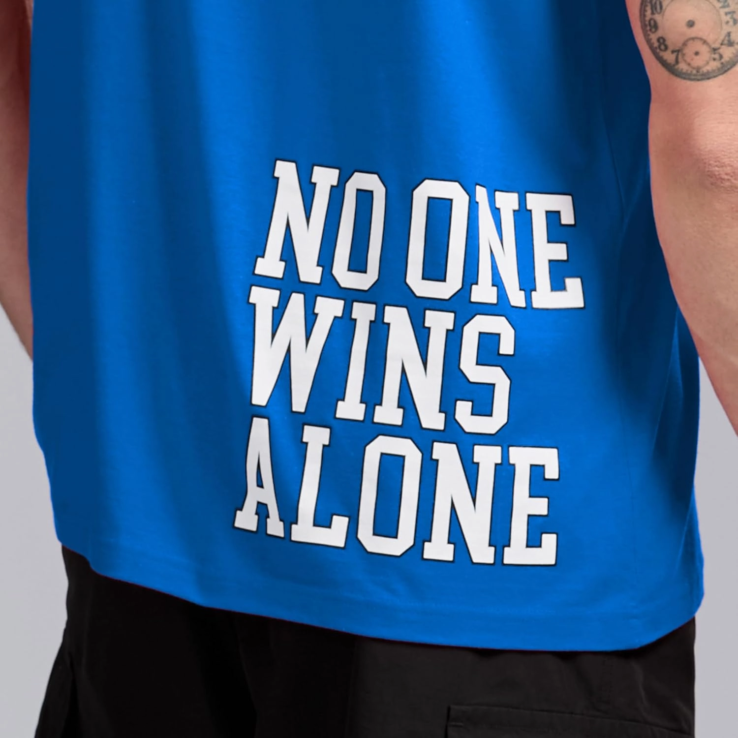 Men's Short Sleeve Lightweight Graphic Logo Crew Neck Cotton T-Shirt