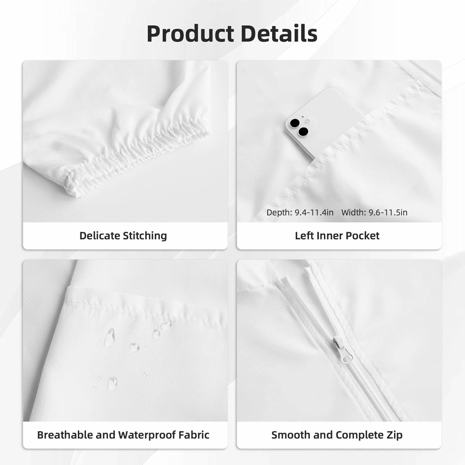 Men's Sun Protection Hoodie UPF 50  Arch in Mallorca Spain Rash Guard Long Sleeve Women's Sun Shirts Lightweight