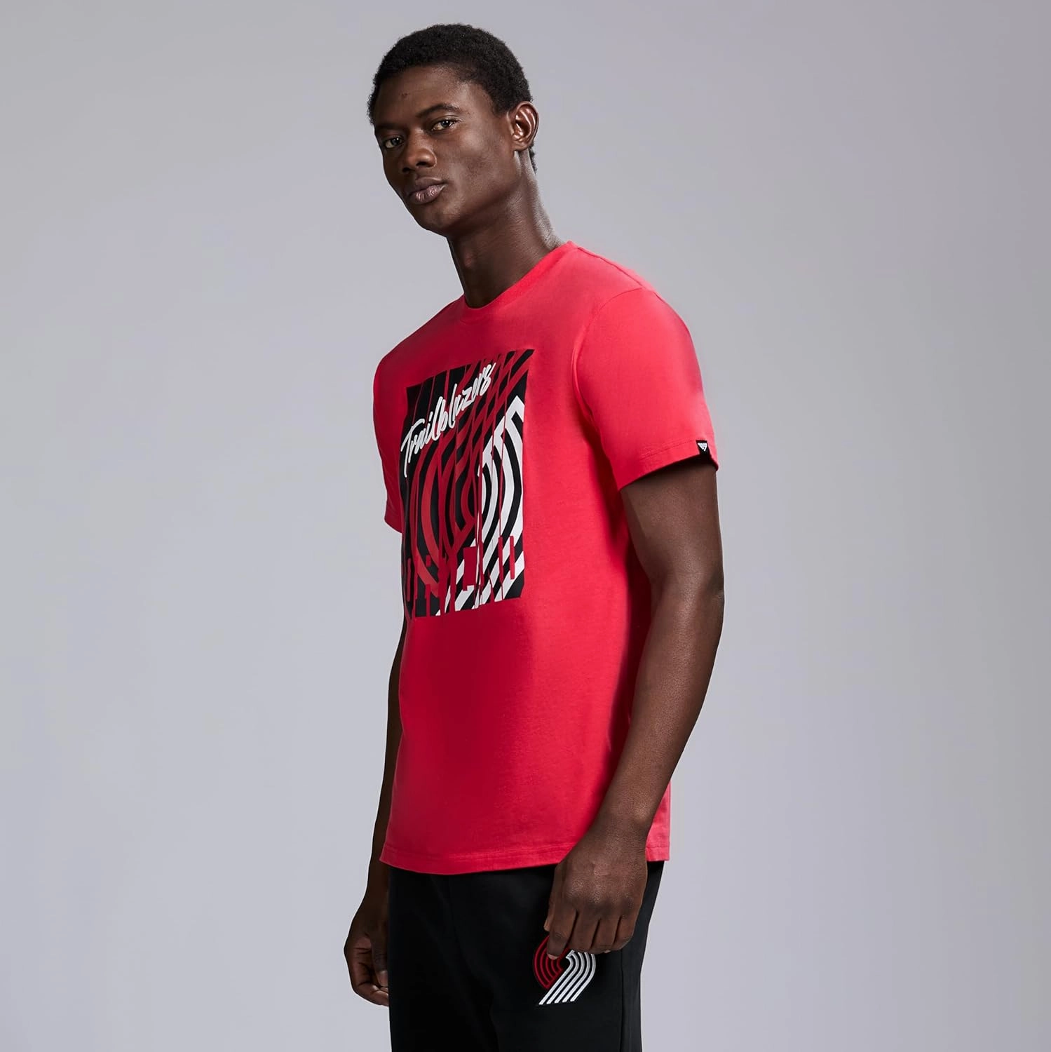 Men's X NBA Officially Licensed Graphic Short Sleeve Lightweight Crew Neck Cotton Team T-Shirt