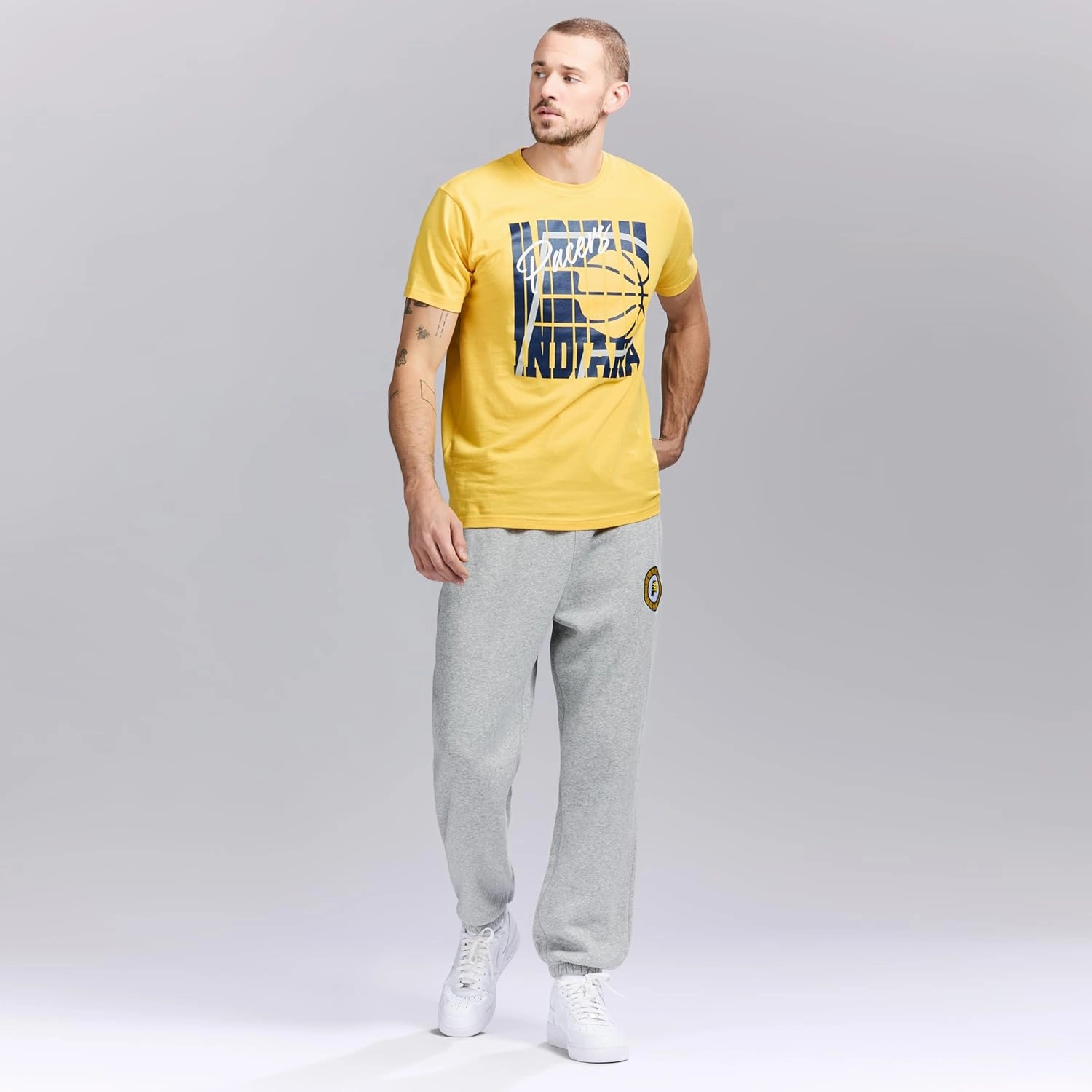 Men's X NBA Officially Licensed Graphic Short Sleeve Lightweight Crew Neck Cotton Team T-Shirt