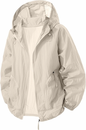 Men UV Sun Protection Shirts Long Sleeve with Hood Rash Guard Zip Lightweight Quick Dry Breathe Hoodie Outdoor Hiking