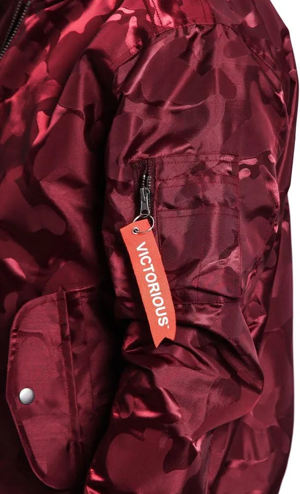Men's Contrast Lightweight Bomber Flight Jacket