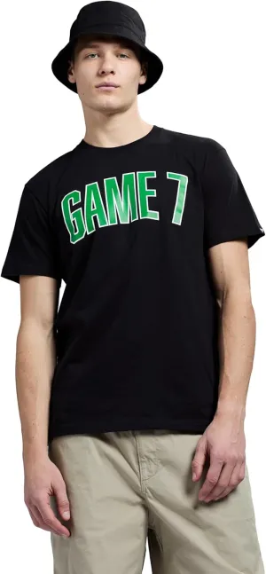Men's Short Sleeve Lightweight Graphic Logo Crew Neck Cotton T-Shirt