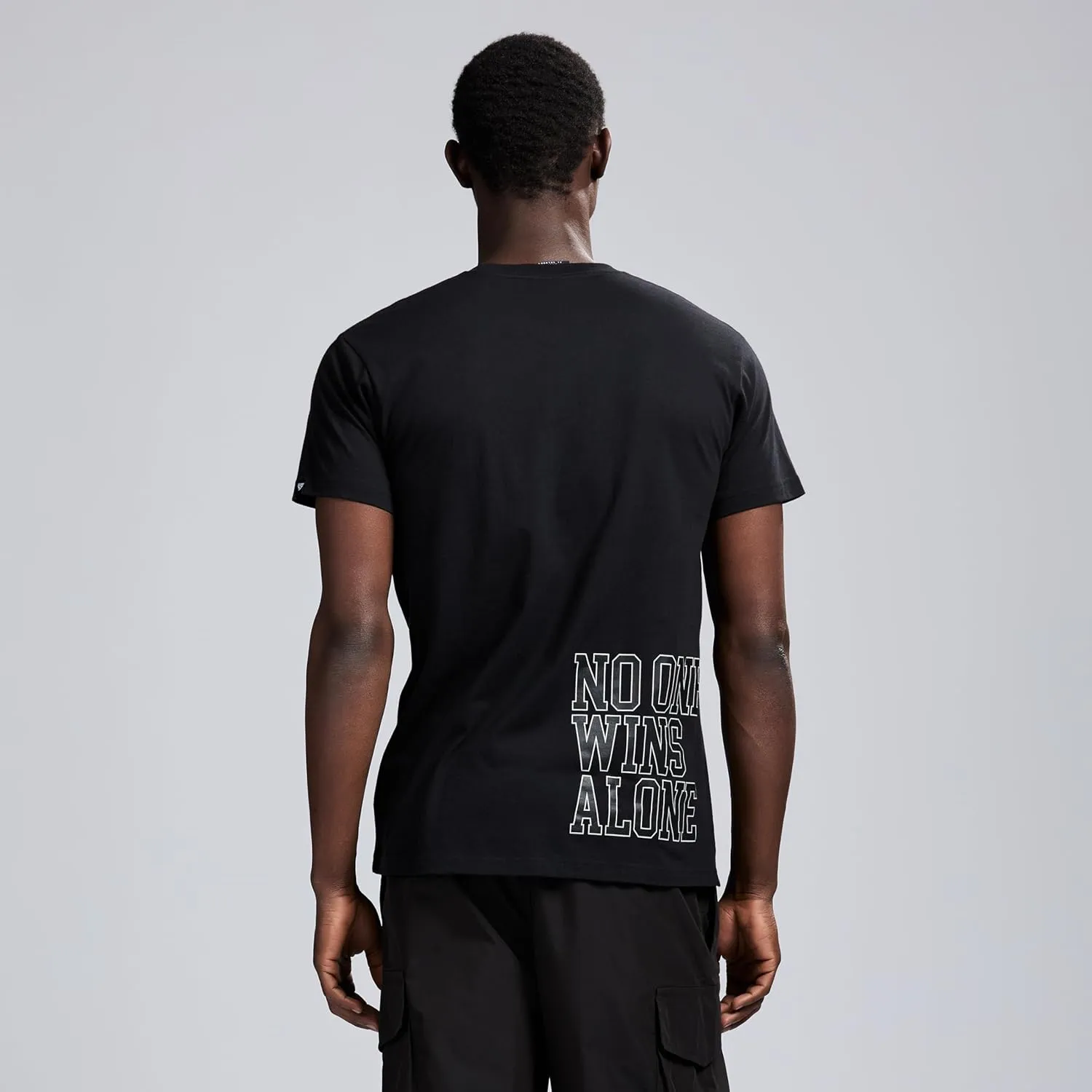 Men's Short Sleeve Lightweight Graphic Logo Crew Neck Cotton T-Shirt