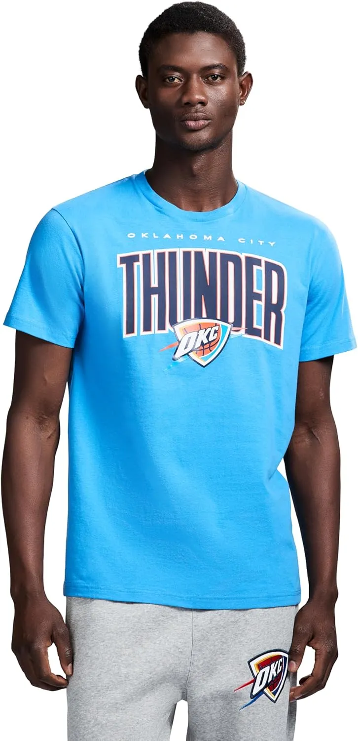 Men's X NBA Officially Licensed Graphic Short Sleeve Lightweight Classic Crew Neck Cotton T-Shirt