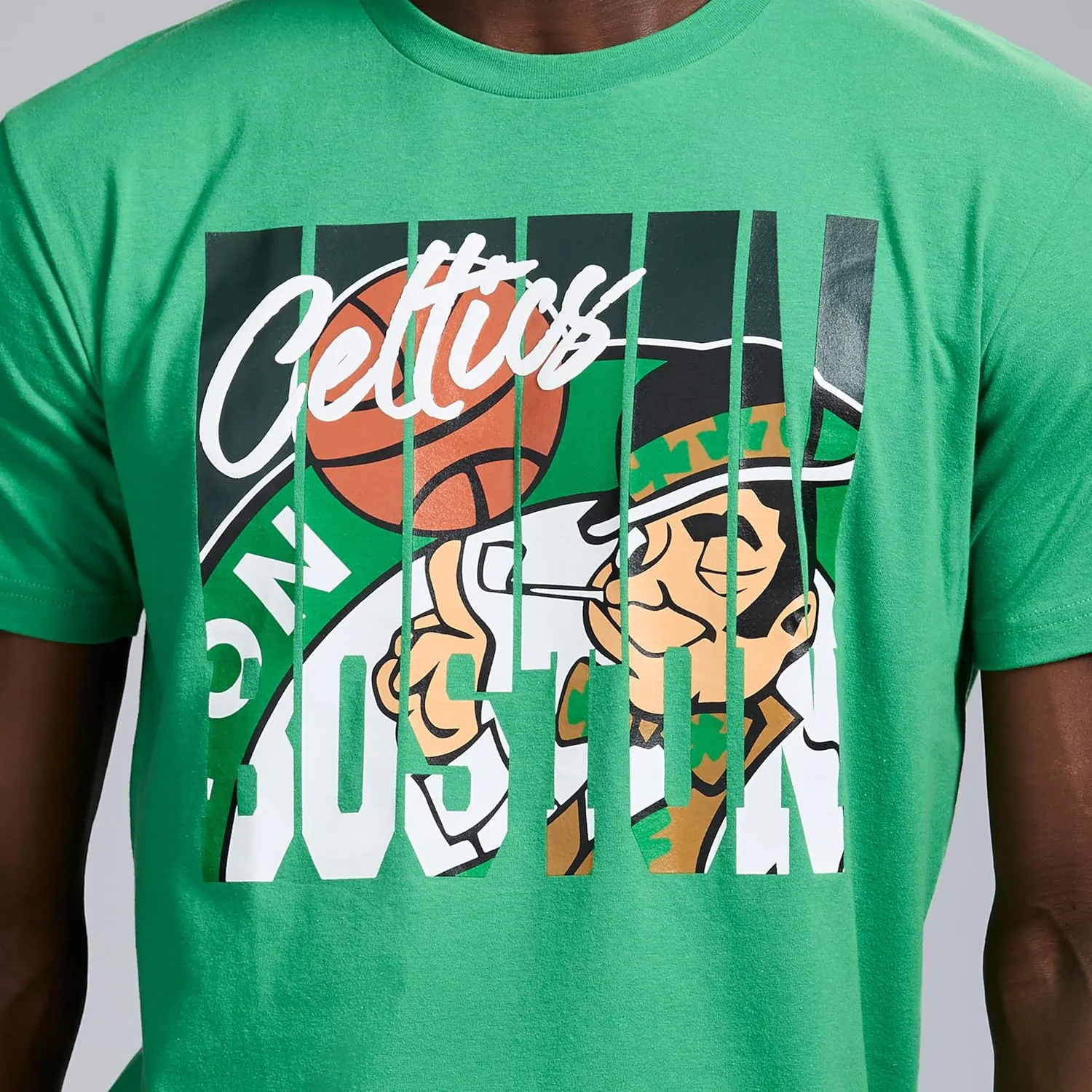 Men's X NBA Officially Licensed Graphic Short Sleeve Lightweight Crew Neck Cotton Team T-Shirt