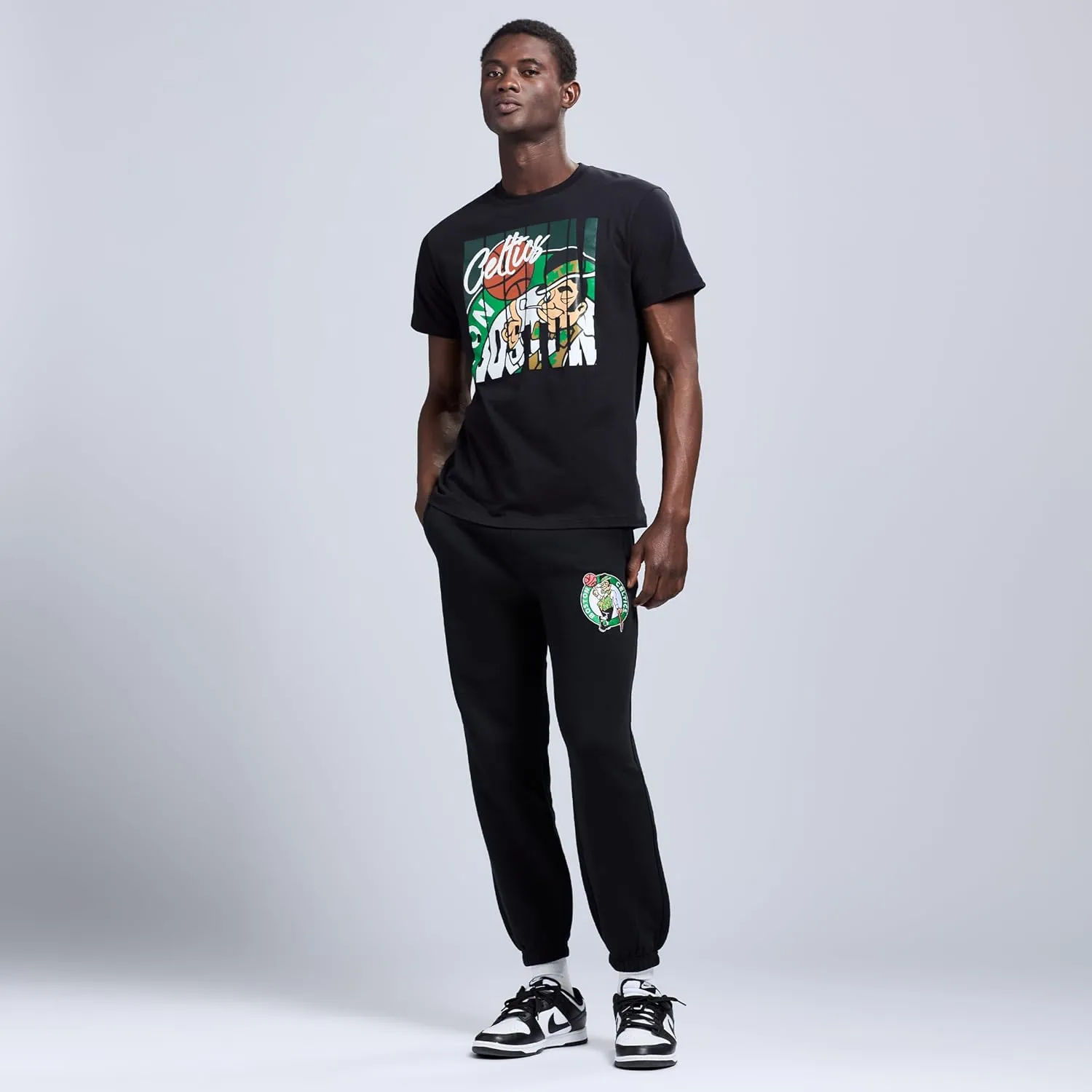Men's X NBA Officially Licensed Graphic Short Sleeve Lightweight Crew Neck Cotton Team T-Shirt