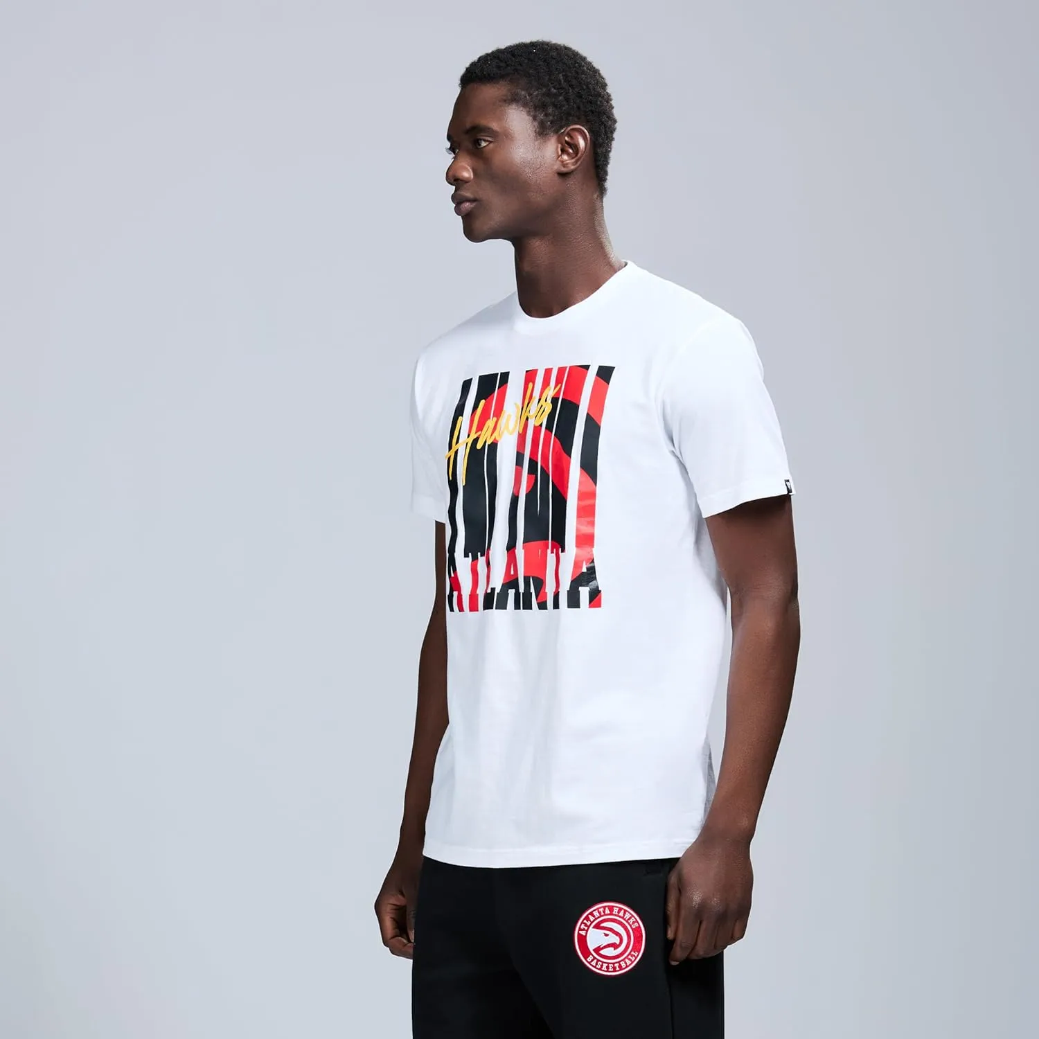 Men's X NBA Officially Licensed Graphic Short Sleeve Lightweight Crew Neck Cotton Team T-Shirt