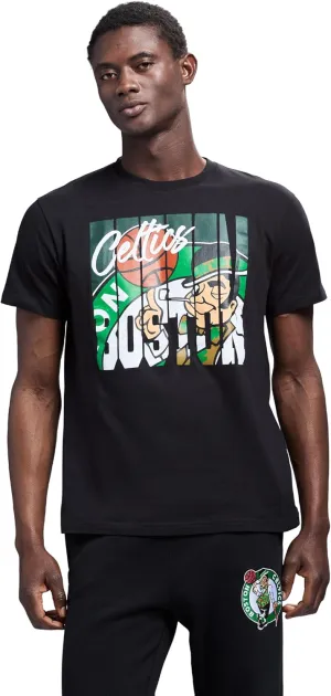 Men's X NBA Officially Licensed Graphic Short Sleeve Lightweight Crew Neck Cotton Team T-Shirt