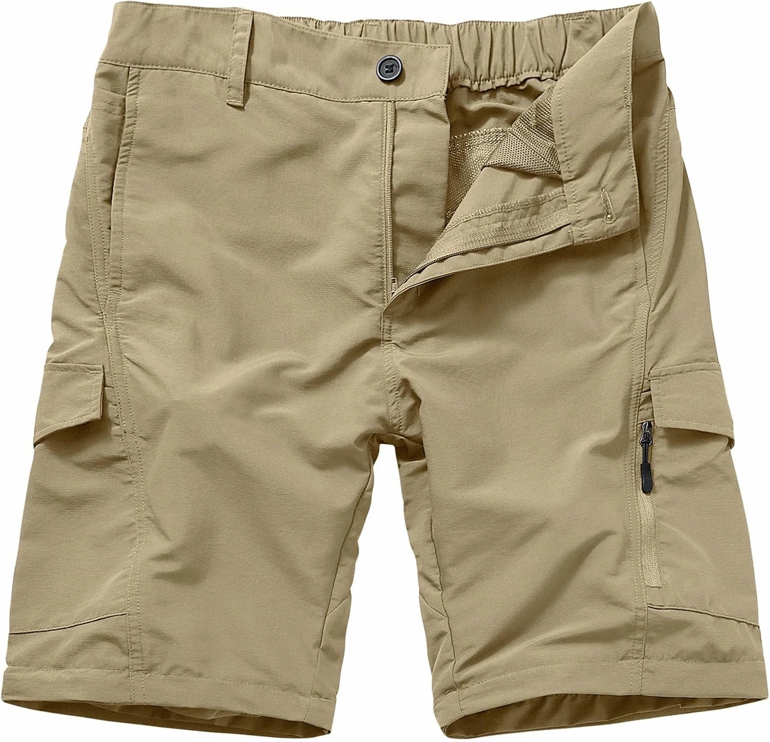 Mens Hiking Pants Quick Dry Lightweight Fishing Convertible Zip Off Safari Trousers