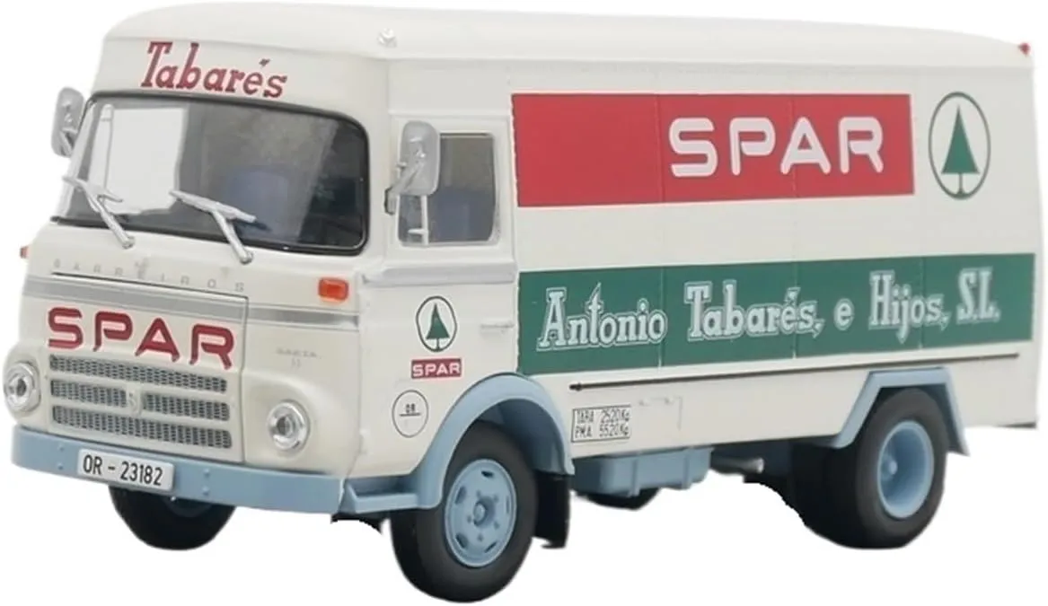 Metal Vehicles Toys 1:43 for Barreiros Saeta Spar 1968 Cargo Van Car Model Alloy Simulation Car Model Home Decoration Home Or Office Décor