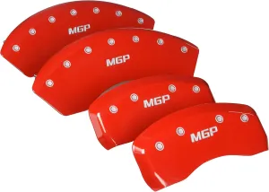MGP Caliper Covers 2014-2020 Infiniti Q50 - Front and Rear Set - Red