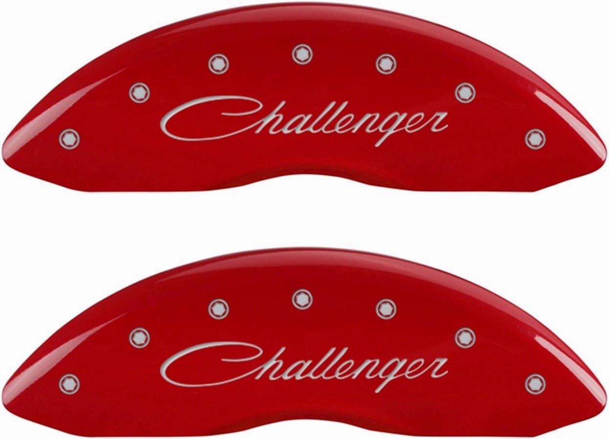 MGP Caliper Covers 2011-2023 Dodge Charger/Challenger - Front and Rear Set - Red