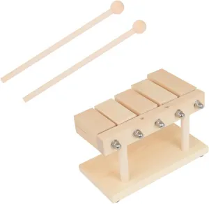 Milisten 1 Set Educational Percussion Instrument for Orff Musical with Natural Design Enhances Listening Skills and Creativity for Young
