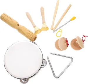 Milisten 1 Set Musical Instruments for Natural Percussion and Easy to Use for Preschool Education Encourages Creativity and Listening Skills