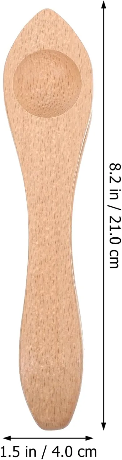 Milisten 3pcs Special Musical Spoon Kids Instrument Set Musical Spoon Wood Child Percussion Instrument Wooden Kindergarten
