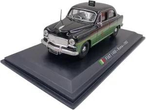 Mini Cars Replica 1:43 for Fiat L400 1955 Taxi Alloy Car Model Black Green Home Car Office Decoration Send A Boyfriend Race Car Birthday Party Decorations