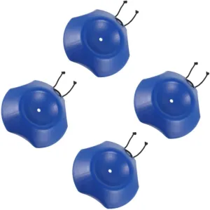 Mobestech Pcs Trailer Wheel Chock Rv Stabilizer Wheel Chock for Rv Trailer Wedge Pp Material Safety