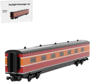 MOC-207792 Daylight Passenger Car Building Blocks Set - 781 Piece Realistic Train Model, Stunning Passenger Car Replica for Adults, Perfect for Collectors & Train Enthusiasts