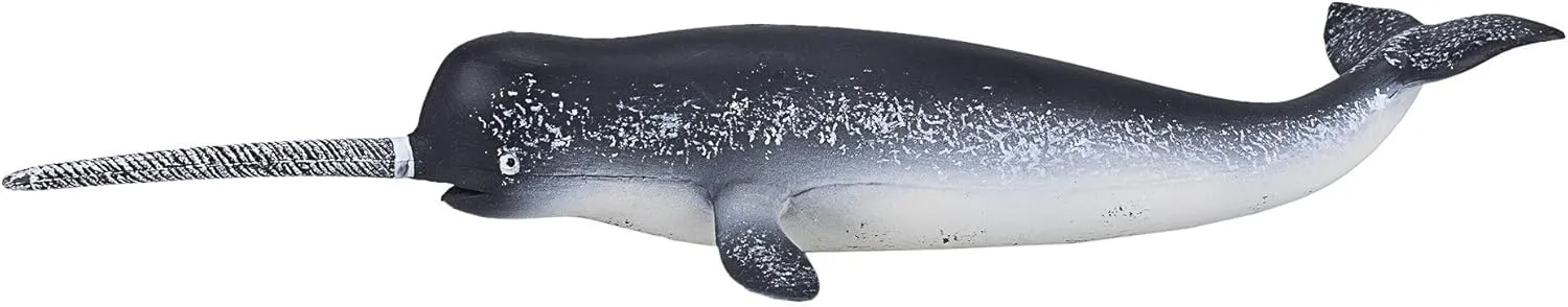 MOJO Narwhal Realistic International Wildlife Toy Replica Hand Painted Figurine (387354)