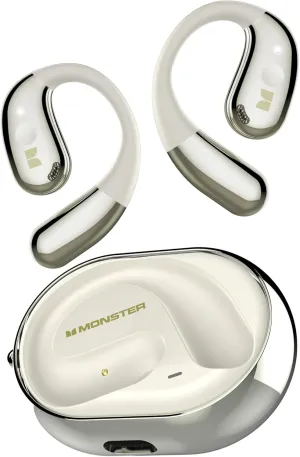 Monster Open Ear AC360, Wireless Bluetooth Rotary Earphone, with Lanyard, Upgraded Bluetooth 5.4, Touch Control, 24h Long Battery Life, IPX5 Waterproof,Long-Lasting Wear Without Fatigue
