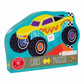 Monster Truck Shaped Jigsaw with Shaped Box